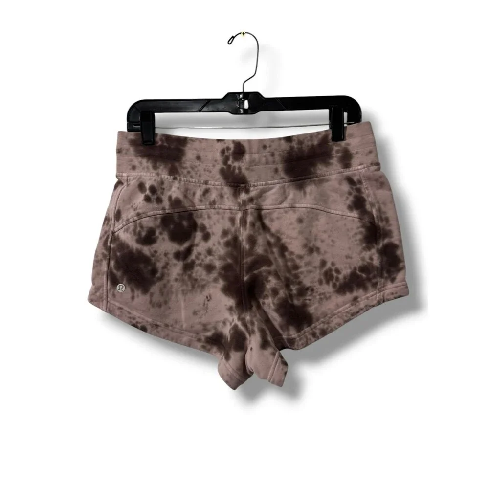 Lululemon Inner Glow Shorts 8 Marble Dye High Rise Lounge Athleisure Soft